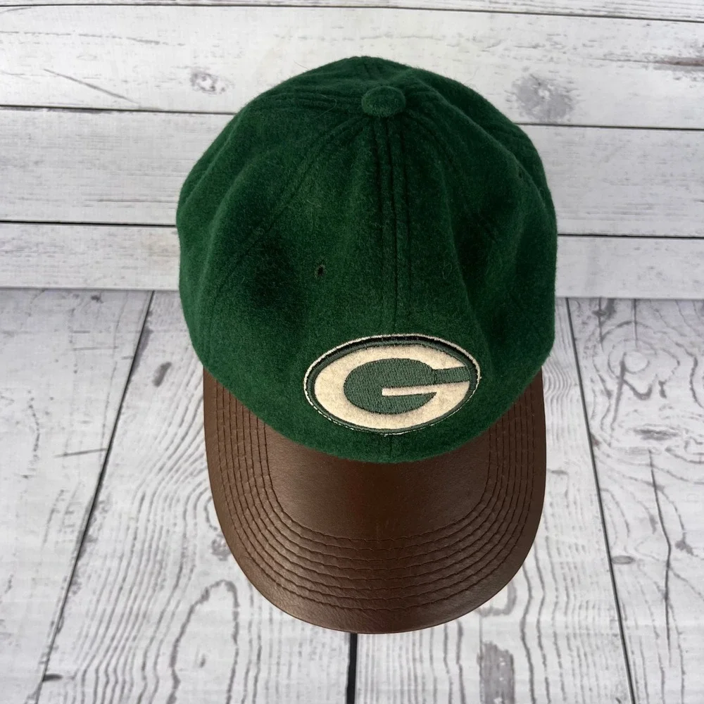 Reebok Green Bay Packers NFL Gridiron Classic Wool‎ Blend Strapback Hat Green